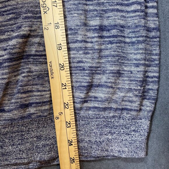 Abercrombie & Fitch Gray & Blue Marled Knit Light Sweater Womens Size Small - Picture 10 of 11